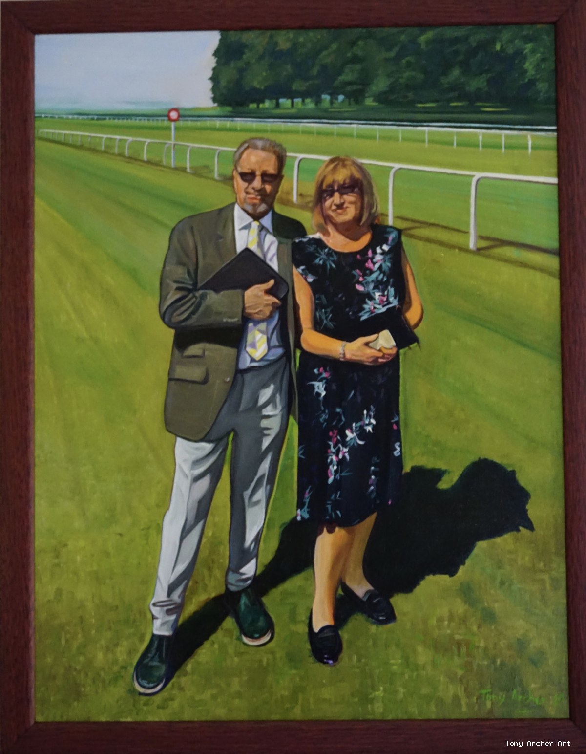 A Day At Newmarket Races Commissioned Work